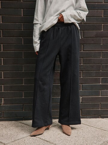 Next Wide leg Leggings in Zwart: voorkant