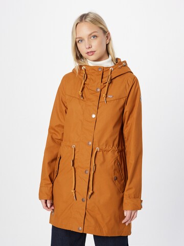 Ragwear Between-seasons parka 'CANNY' in Yellow: front