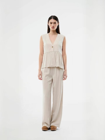 modström regular Bukser ' Agnetemd ' i beige: forside