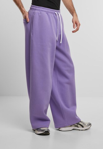 Wide leg Pantaloni di Urban Classics in lilla