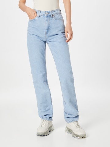 WEEKDAY Regular Jeans 'Voyage' in Blauw: voorkant