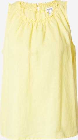 ESPRIT Μπλούζα σε κίτρινο: μπροστά