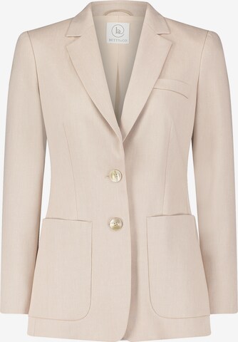 Blazer di Betty & Co in beige: frontale