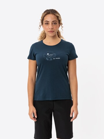 VAUDE Performance shirt 'Cyclist' in Blue: front