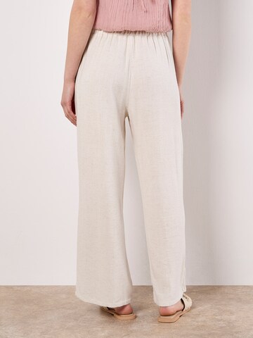 Wide Leg Pantalon ' ' Apricot en beige