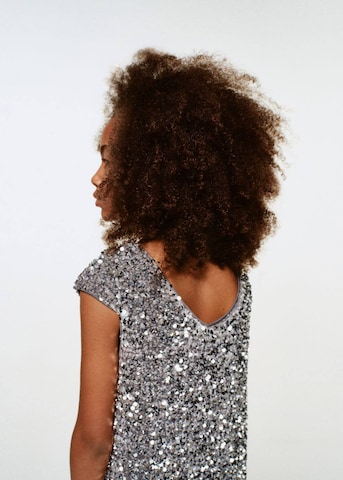 MANGO KIDS Dress in Silver