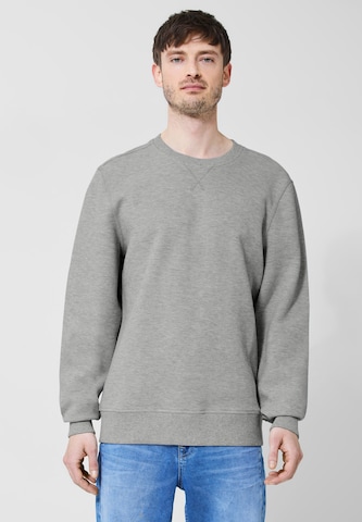 Street One MEN Sweatshirt in Grey: front