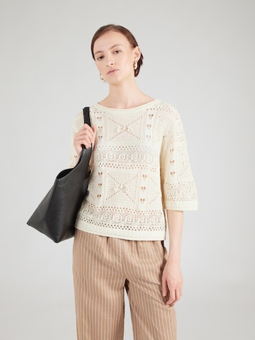 s.Oliver - Jersey en beige: frente