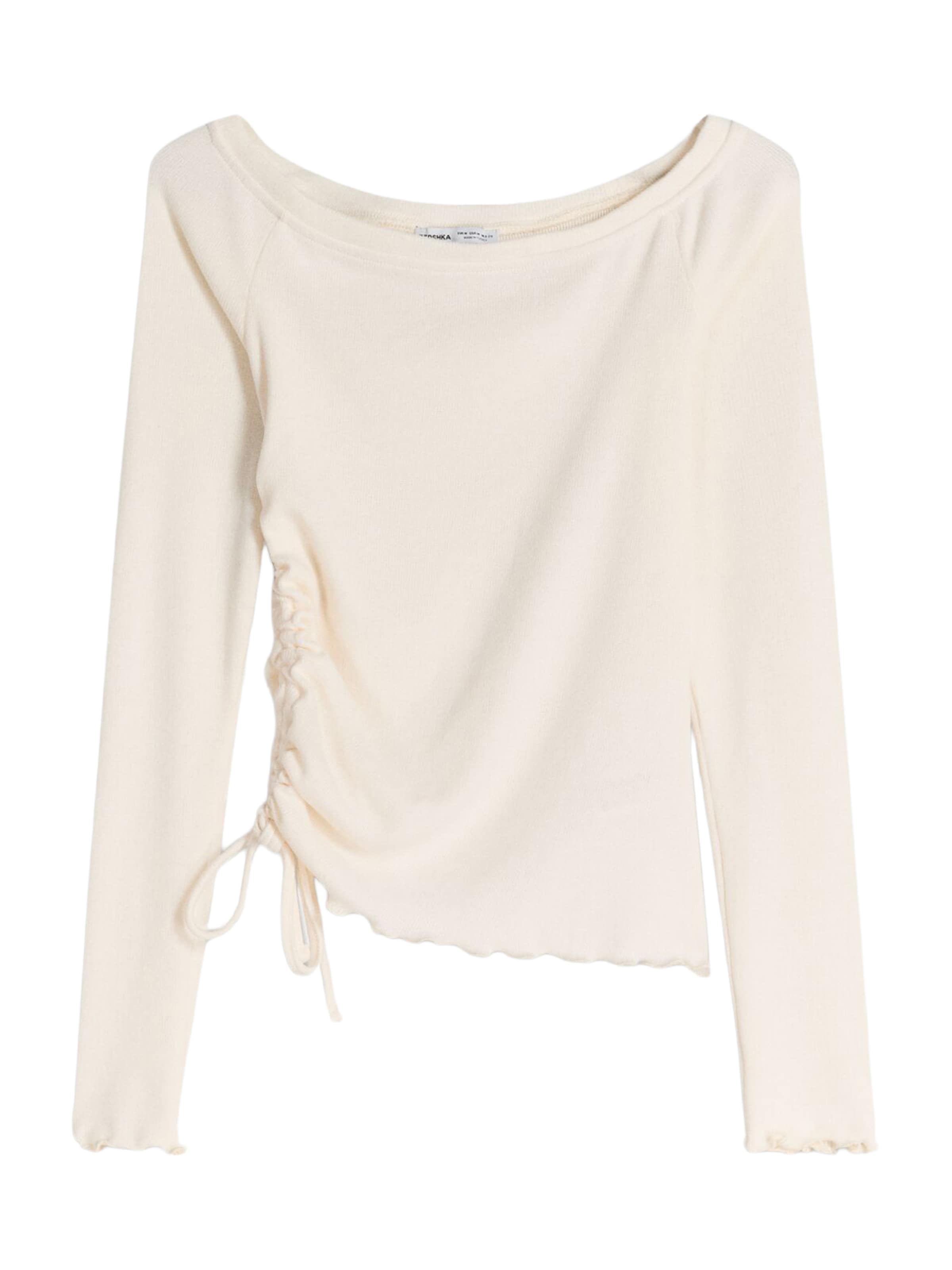 Bershka Shirts i beige: forside