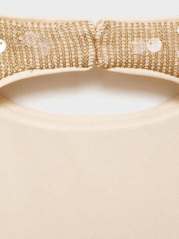 Robe de cocktail 'XGEMINIS' MANGO en beige
