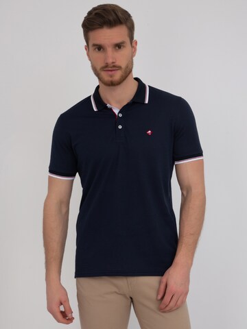 T-Shirt 'Germo' Sir Raymond Tailor en bleu : devant