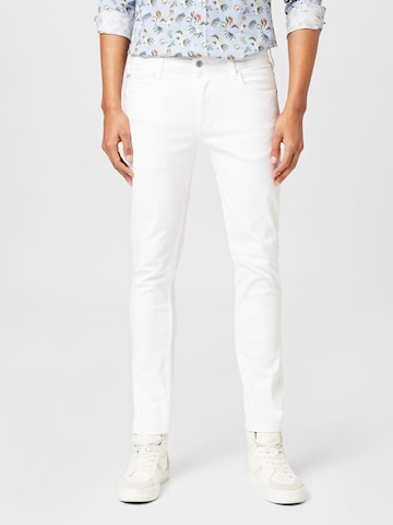 Lindbergh - Slimfit Vaquero en blanco: frente