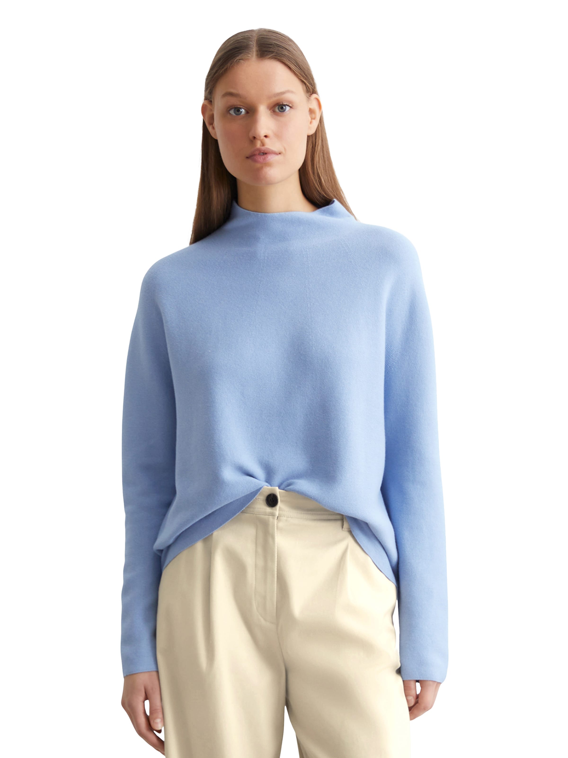 Marc O'Polo Oversize sveter - Modrá: predná strana