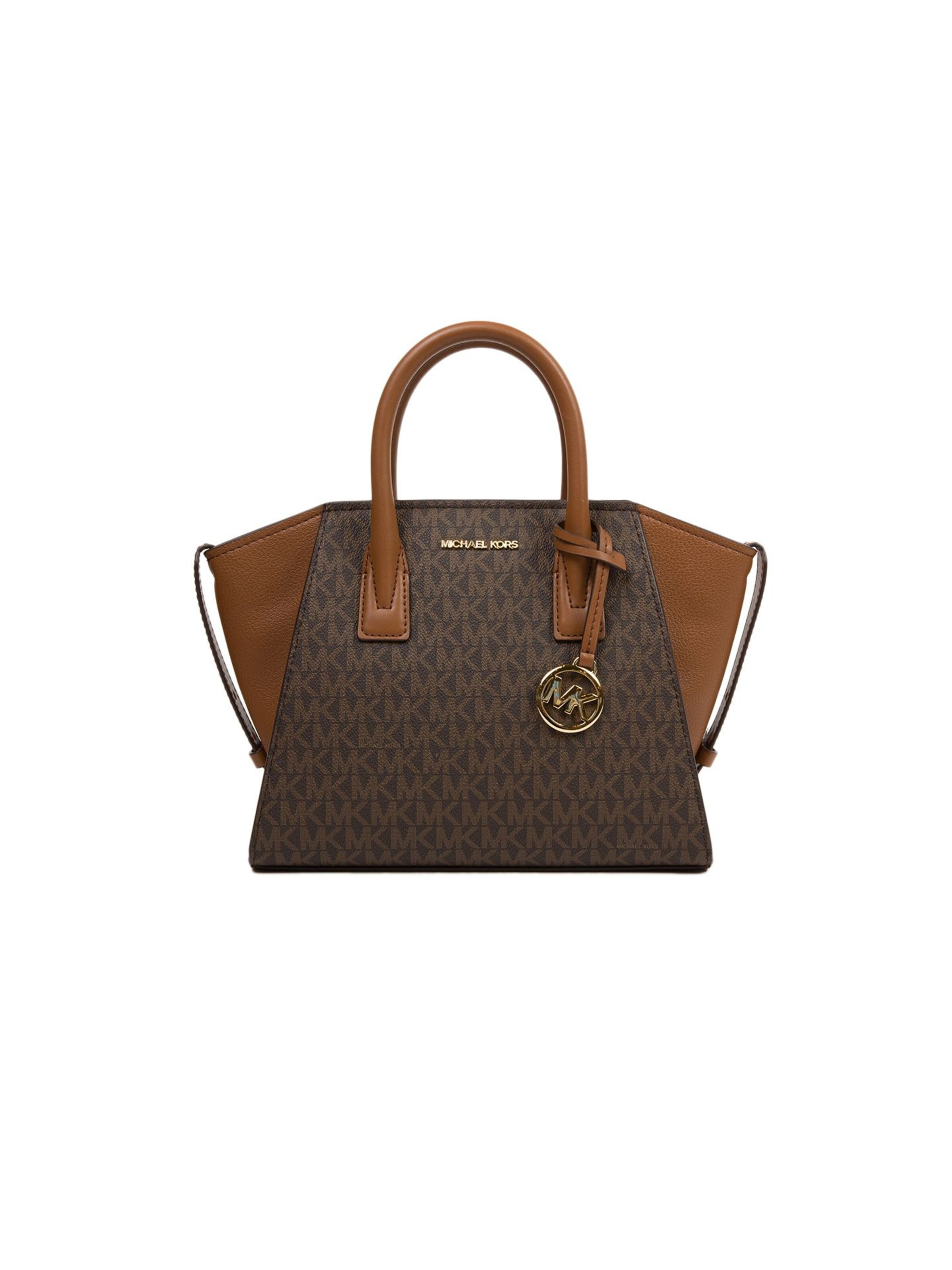 Michael Kors Handtas 'Avril Small Top-Zip  Satchel' in One Size in de kleur Bruin, Productweergave