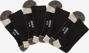 JOHN DEVIN Socken in Schwarz: Vorderseite