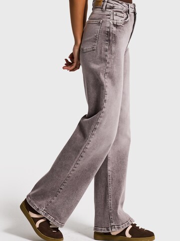 IT'S BASIC Wide leg Jeans 'June Relaxed Mid Rise Jeans' in Bruin