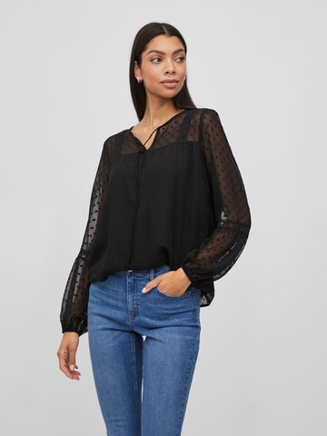 VILA Blouse 'Edee' in Black: front