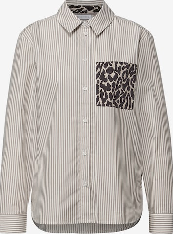 STREET ONE Bluse in Braun: Vorderseite