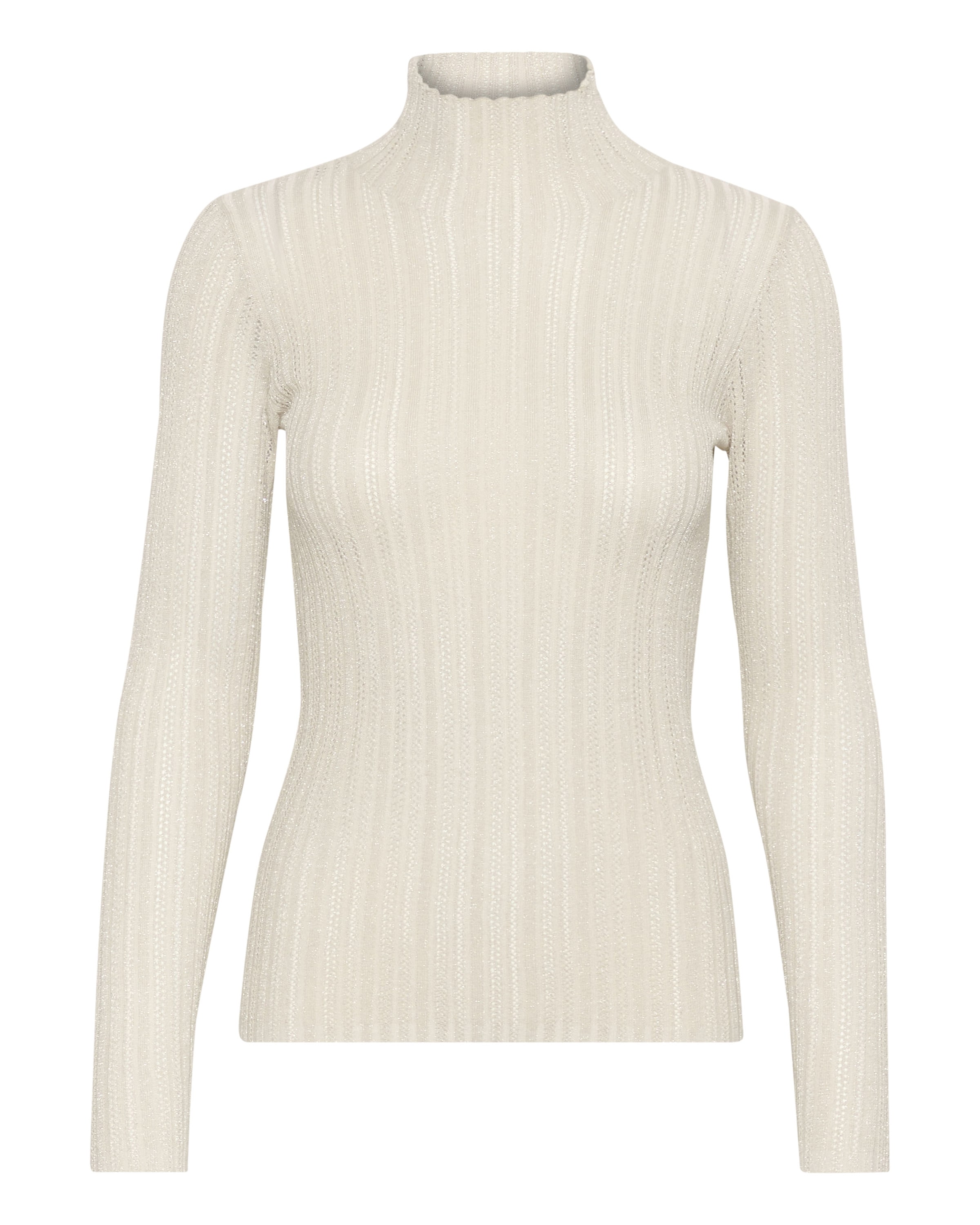 SOAKED IN LUXURY Πουλόβερ 'Laisa' σε μπεζ: μπροστά