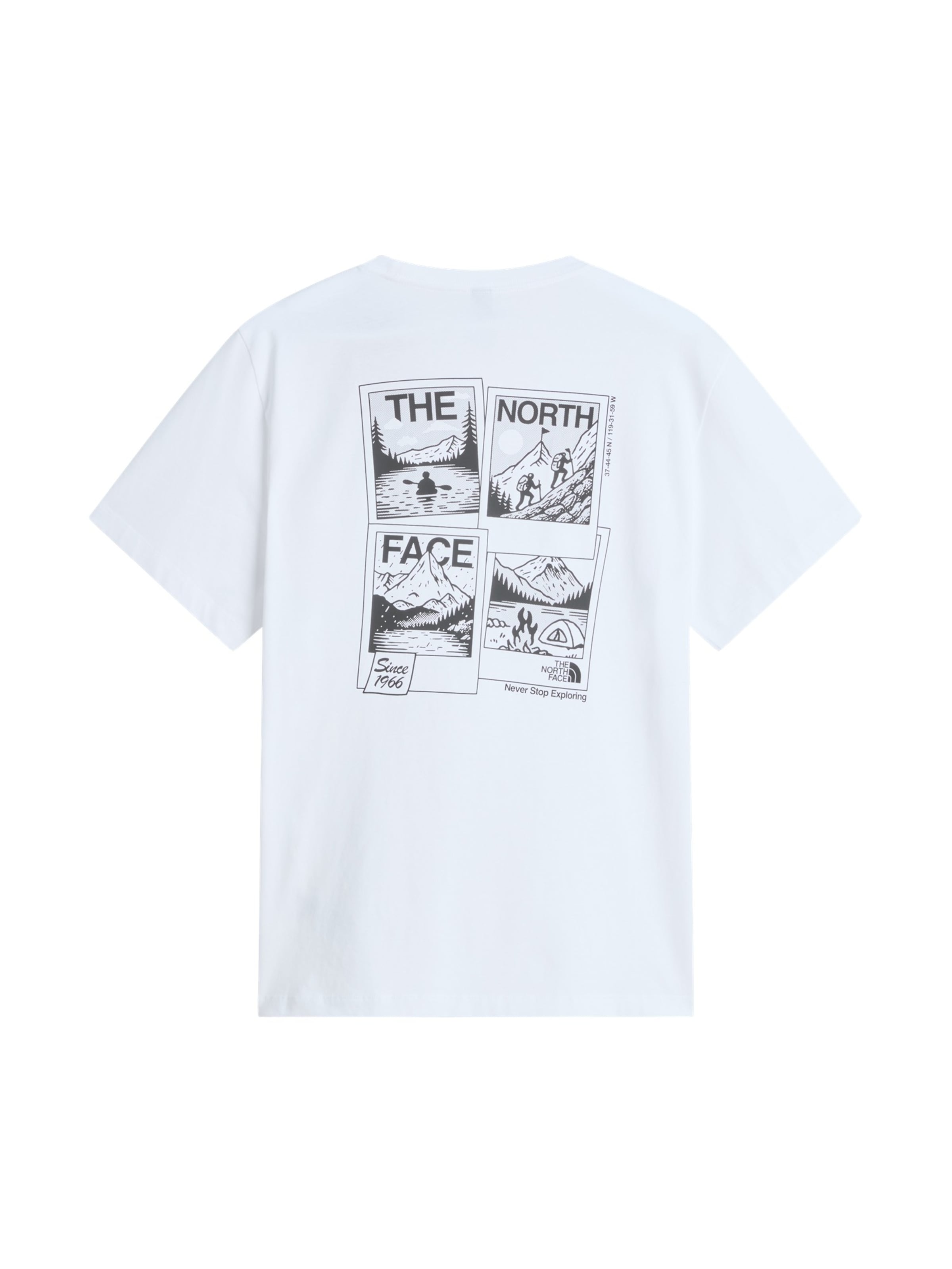 THE NORTH FACE Shirt 'M PHOTO SOUVENIR RELAXED SS TEE' in Wit