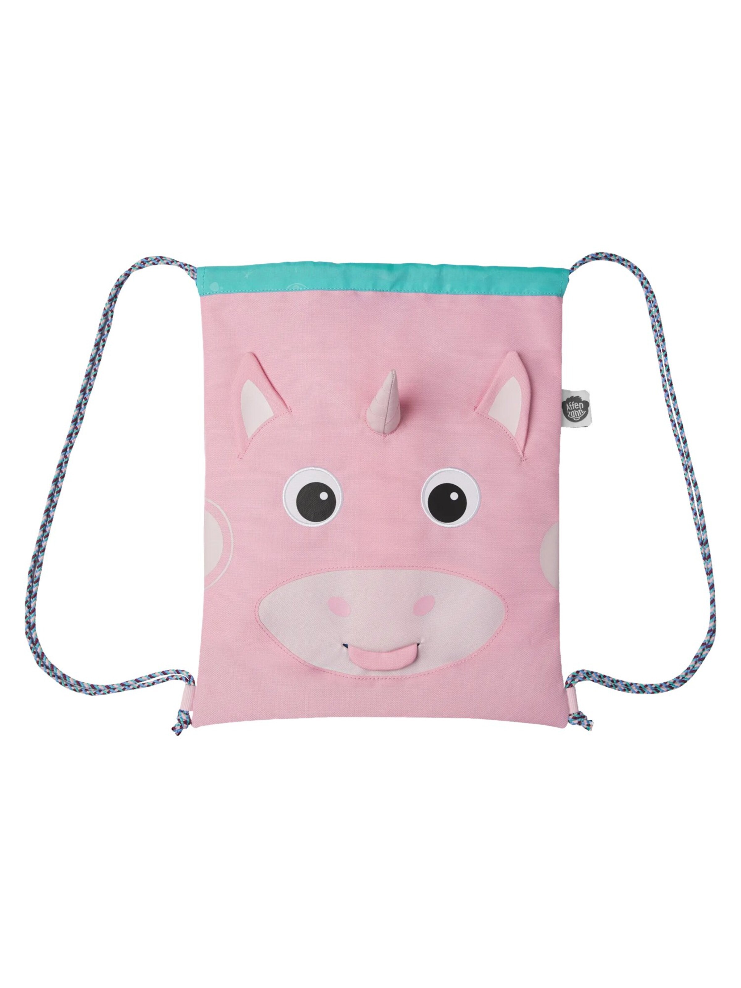 Affenzahn Gym Bag 'Sportbeutel Sportbeutel' in Pink: front