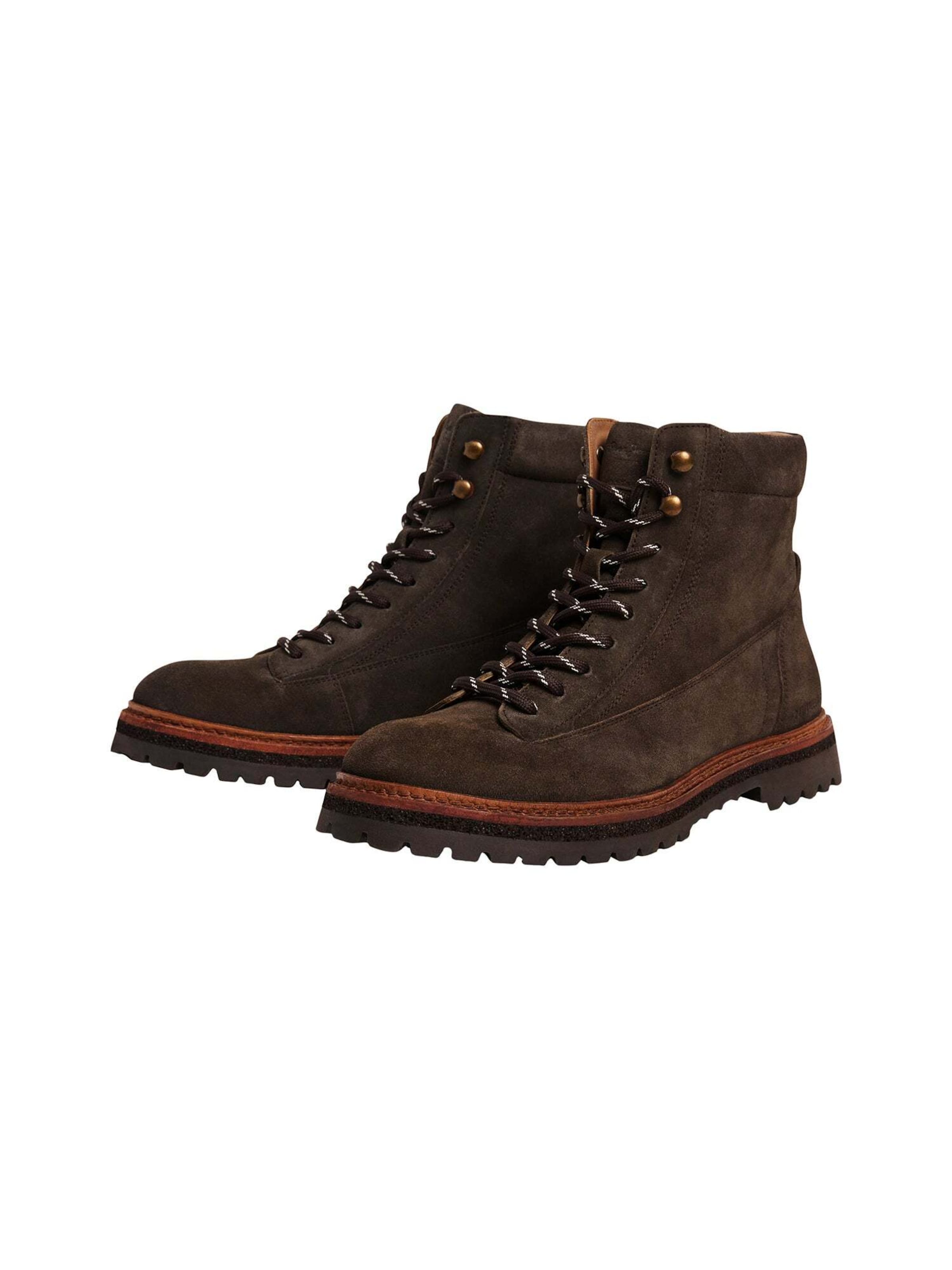 Pepe Jeans - Botas con cordones 'Brake Barrier' en marrón