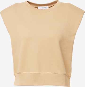 pilka FRAME Megztinis be užsegimo: priekis