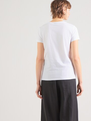 BOSS Тениска 'C_Elove' в бяло