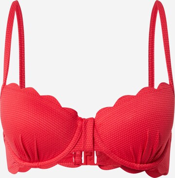 Hunkemöller T-skjorte Bikinitopp i rød: forside