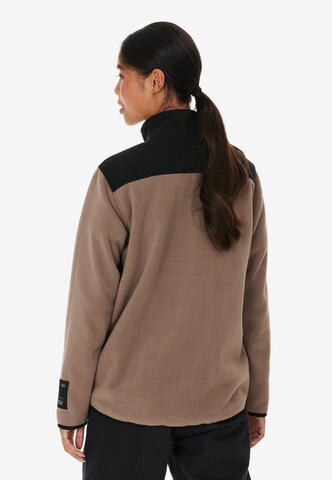 SOS Fleece Jacket 'Garmisch' in Brown