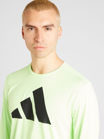 ADIDAS PERFORMANCE Functioneel shirt 'RUN IT' in Groen