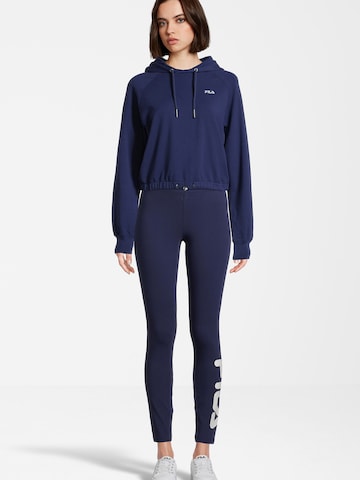 Skinny Pantalon de sport 'BAEK' FILA en bleu