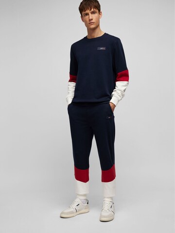 HECHTER PARIS Regular Sportbroek in Blauw