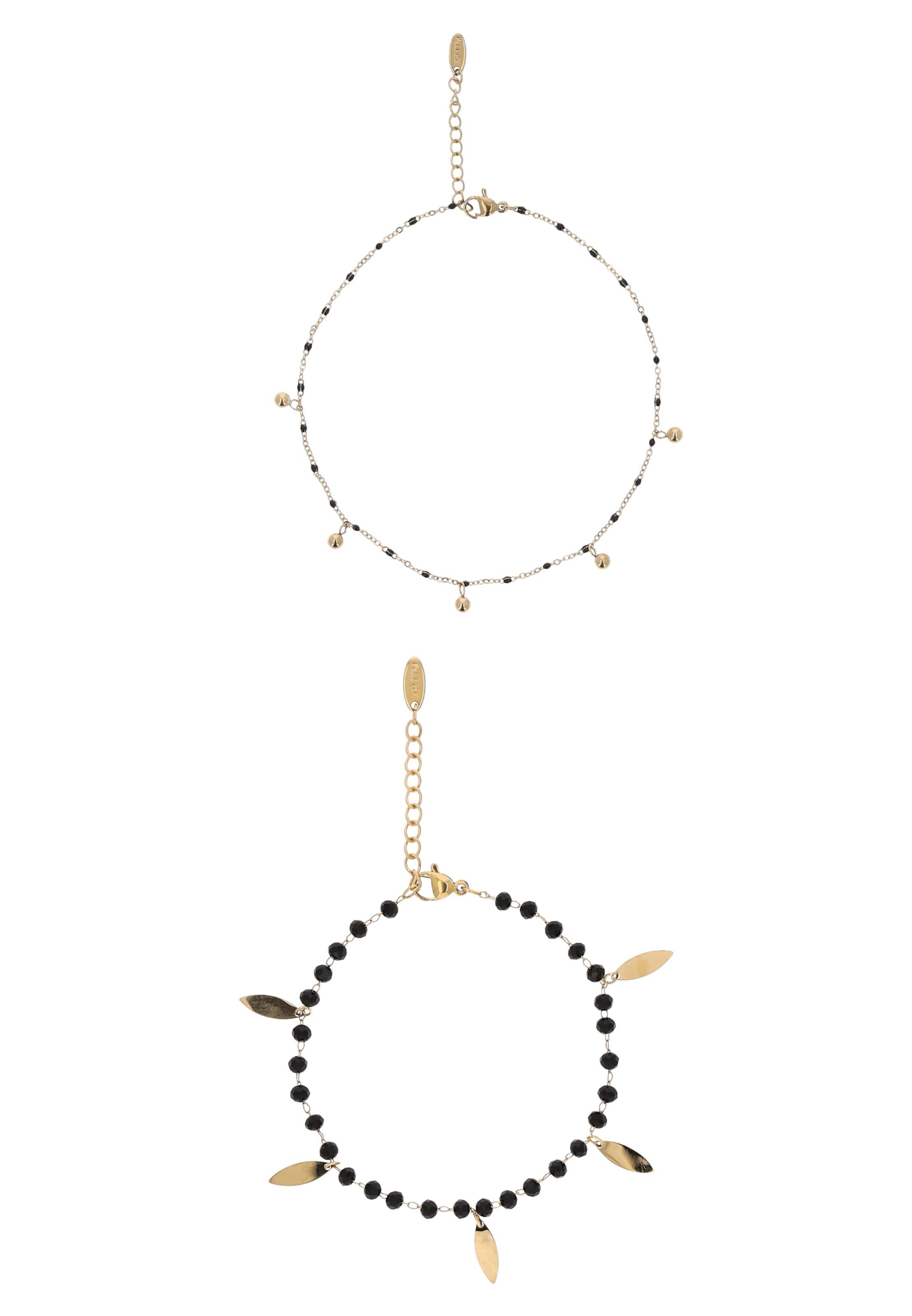 faina Pulseira em ouro / preto, Vista do artigo