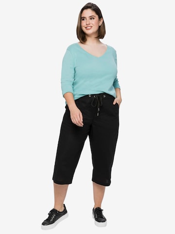 SHEEGO Regular Pants in Black