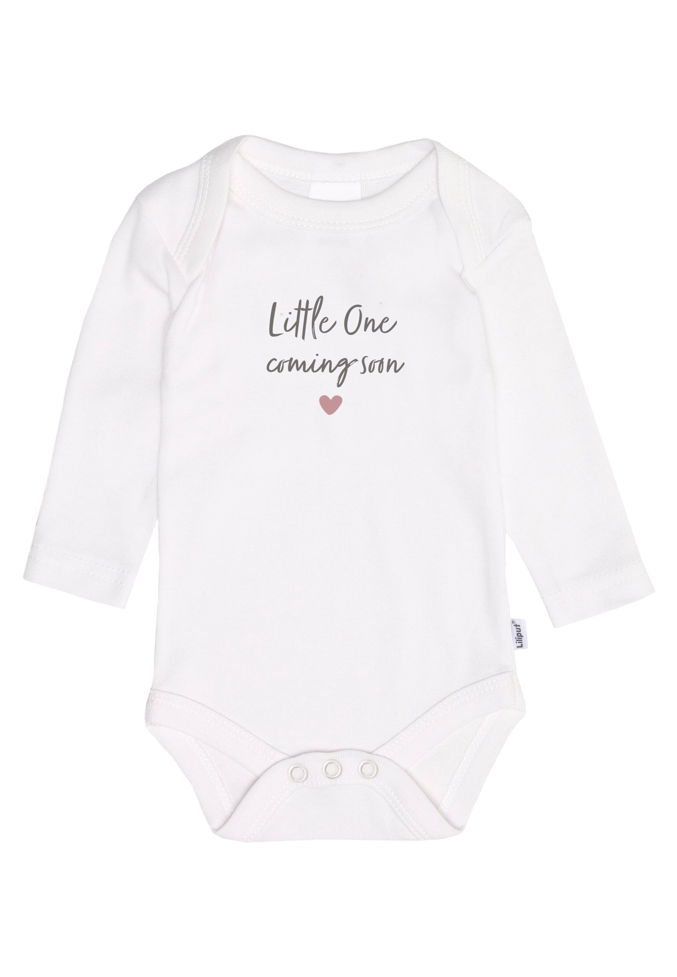 LILIPUT Romper/Bodysuit 'Little One coming soon' in Red