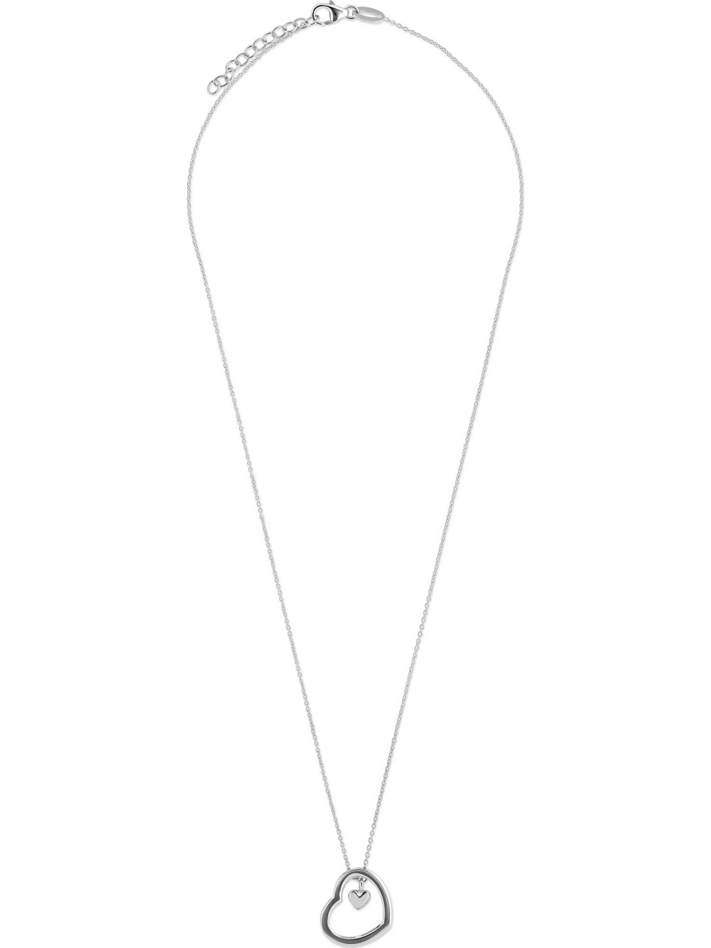 FAVS Necklace in Silver: front