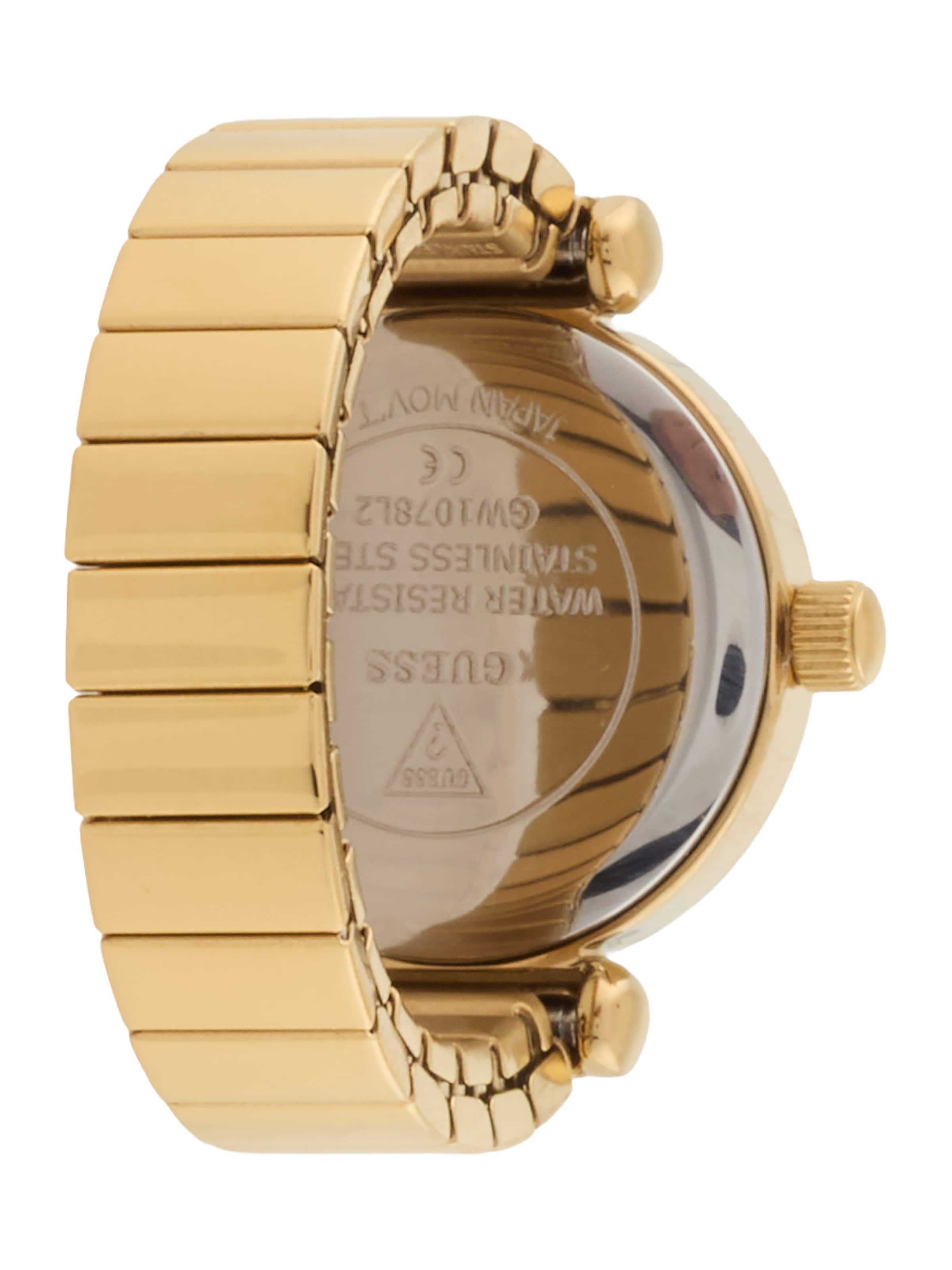 Montre à affichage analogique GUESS en or