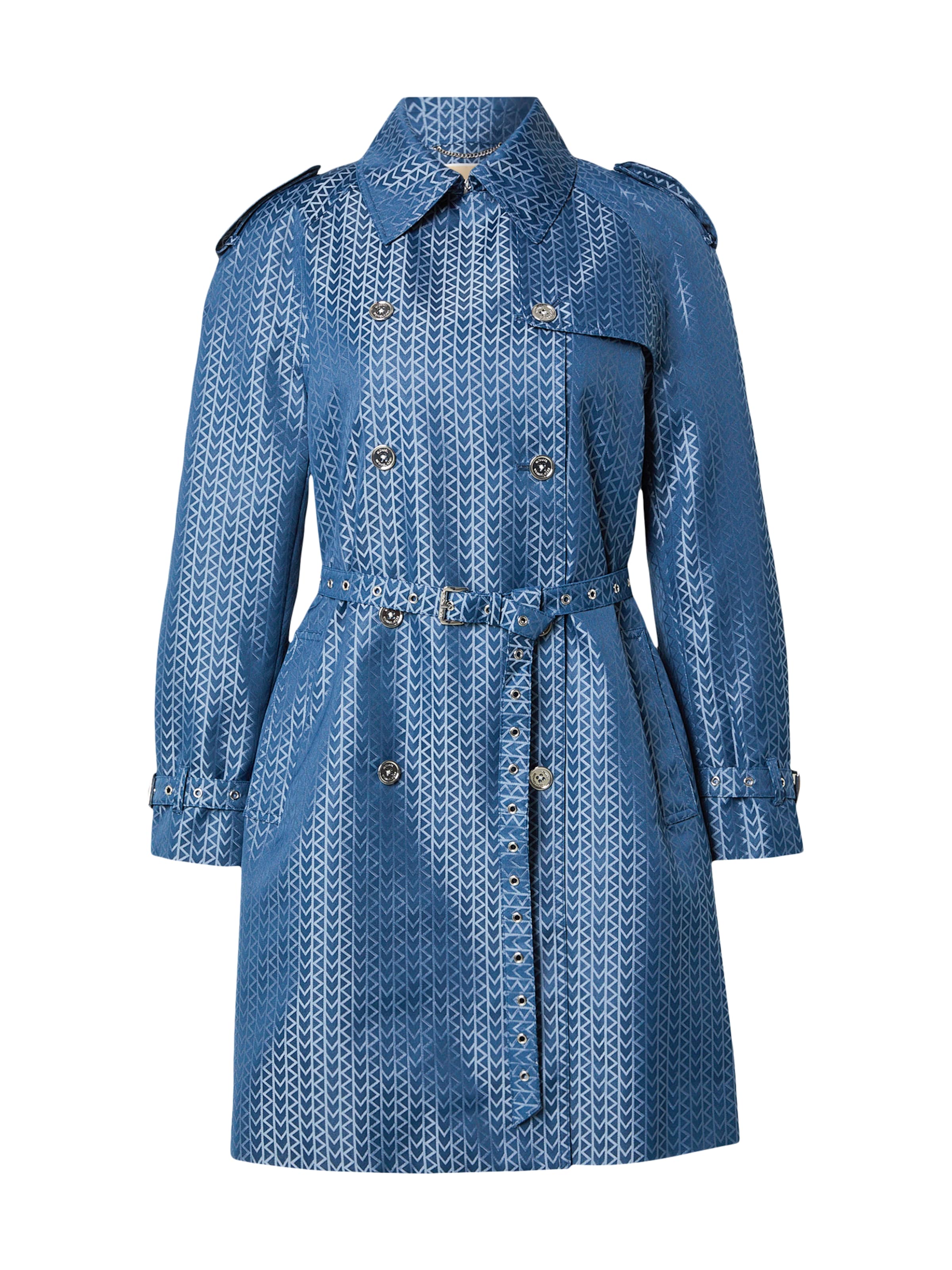 MICHAEL Michael Kors Демисезонное пальто в Темно-синий / Белый, Обзор товара