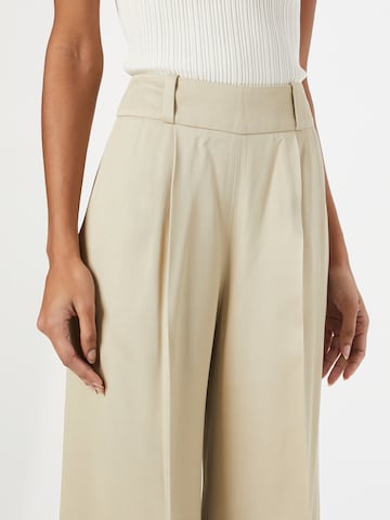 HUGO Wide Leg Hose 'Haniana' in Beige