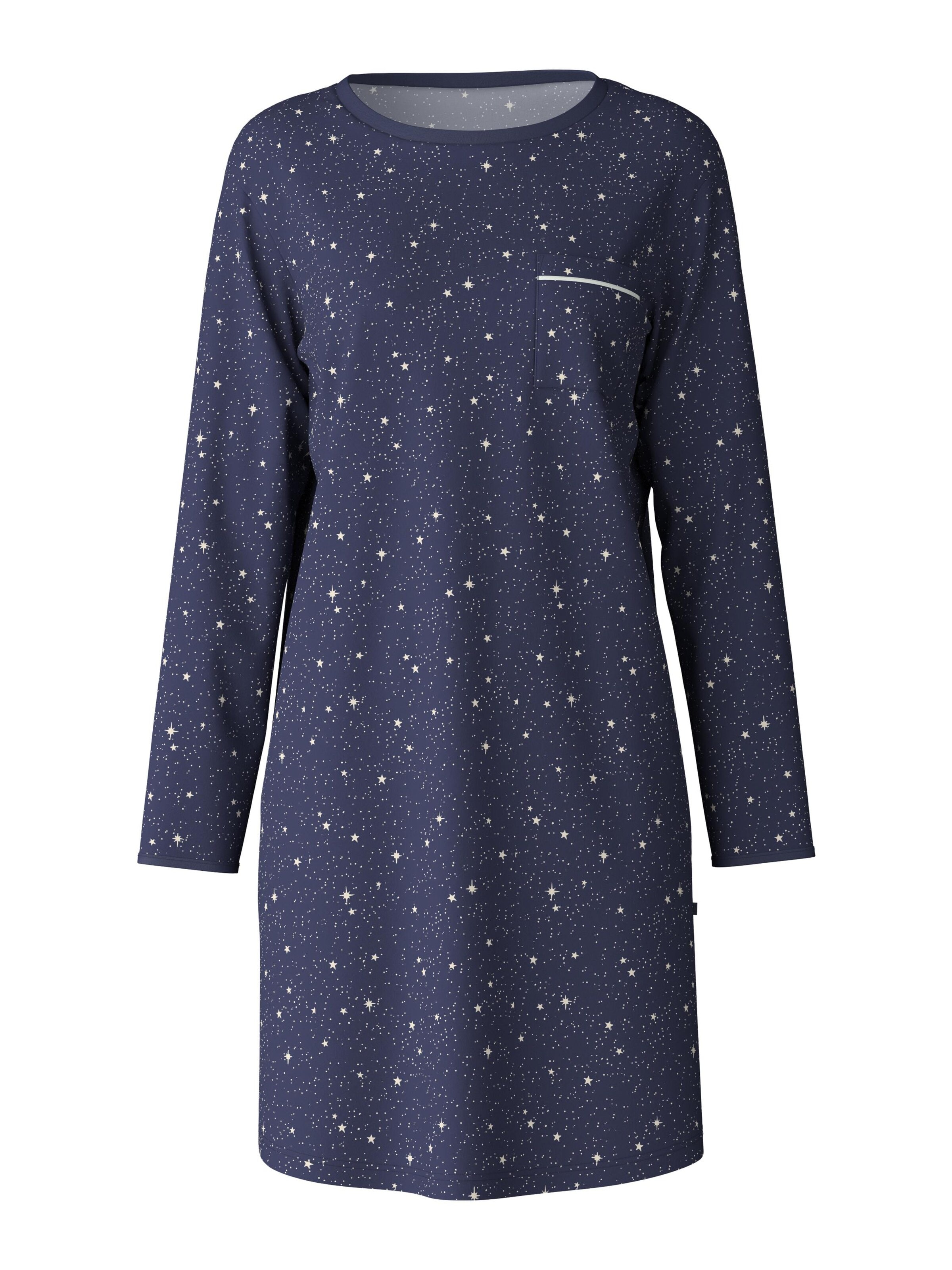 Camicia da notte 'Sweet Dreams' di CALIDA in blu: frontale