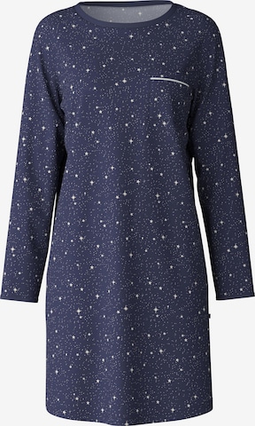 Camicia da notte 'Sweet Dreams' di CALIDA in blu: frontale