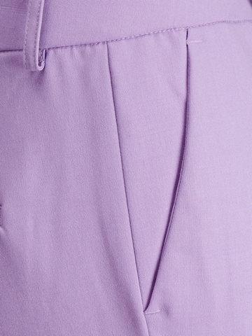 JJXX Regular Pleat-Front Pants 'Chloe' in Purple