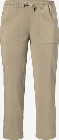 Regular Pantalon outdoor ' Pants Rangun L ' Schöffel en beige : devant