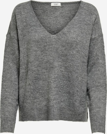 JDY Pullover 'Elanora' in Grau: predná strana