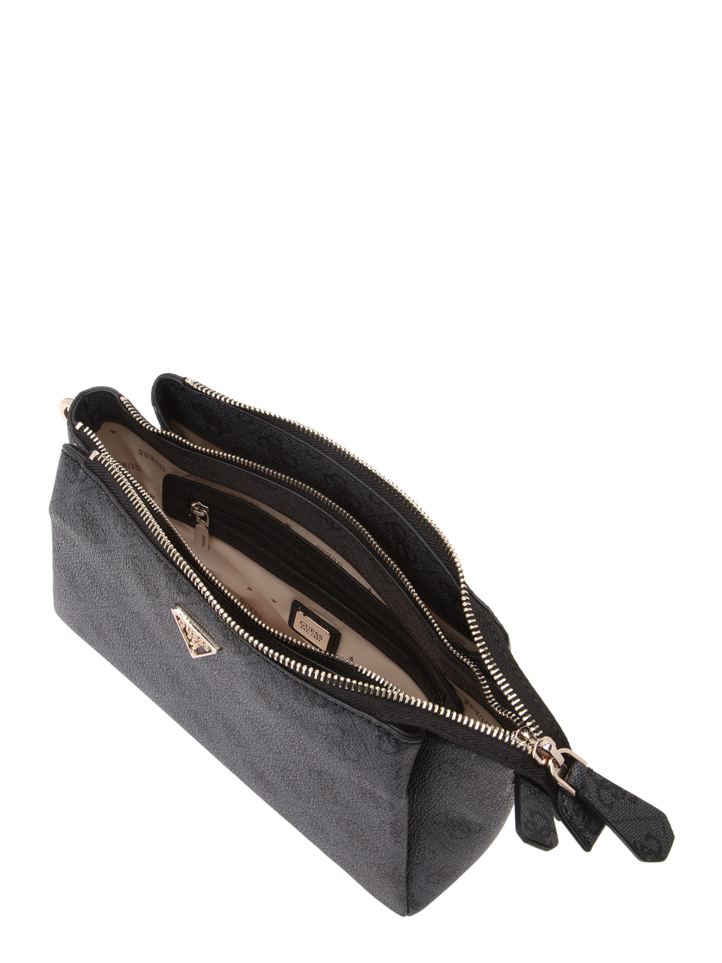 pelēks GUESS Pleca soma 'NOELLE II TRI COMP CROSSBODY'