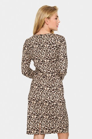 SAINT TROPEZ Dress 'Gennie' in Brown