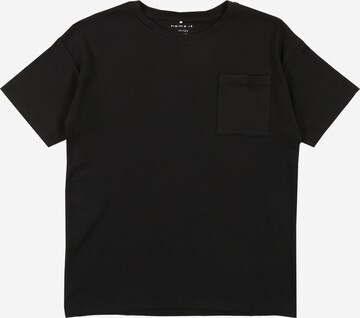 T-Shirt 'TOBBY' NAME IT en noir : devant