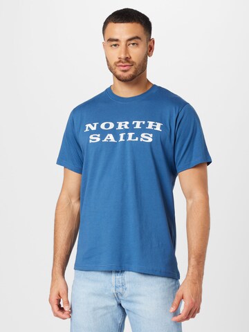 North Sails Shirt in Blauw: voorkant