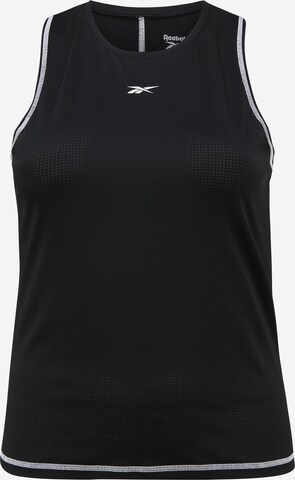 Reebok - Top deportivo en negro: frente